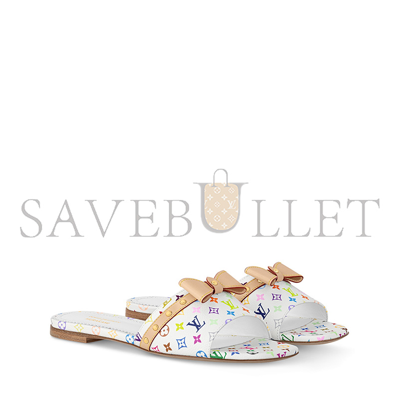 LOUIS VUITTON LV X TM 6AM FLAT MULE 1AGZUV LOUIS VUITTON LV X TM 6AM FLAT MULE 1AGZUV